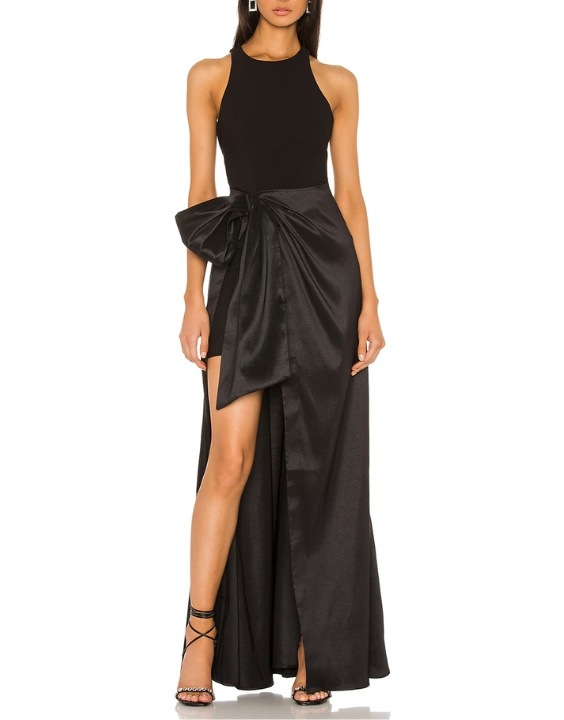 High Fashion Elegant Mermaid Bodycon Dress Women Maxi Ball Gown Sleeveless Print Formal Evening Party Wear Summer High