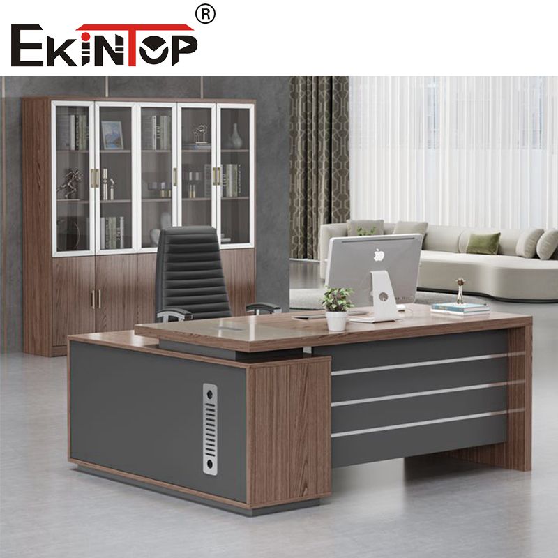 Ekintop Modern Office Furniture Table Executive L Shaped Office Desk