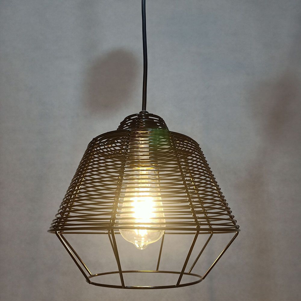 Creative Wooden Art Bird Cage Lighting Tea House Hot Pot Restaurant Lamp Modern Chandeliers & Pendant Lights Zhongshan