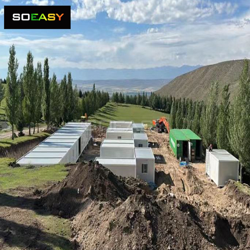 Prefabricated Temporary Site Dormitory Mobile Homes Container Mobile House Portable Plantation Cabin Camp Accommodation