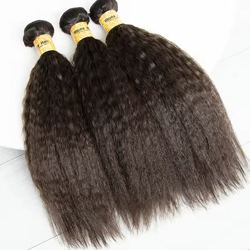 Wholesale 100% Natural Human Hair Extensions Best Quality Virgin Hair Weave Distributors Raw Brazilian Yaki Straight Bundles