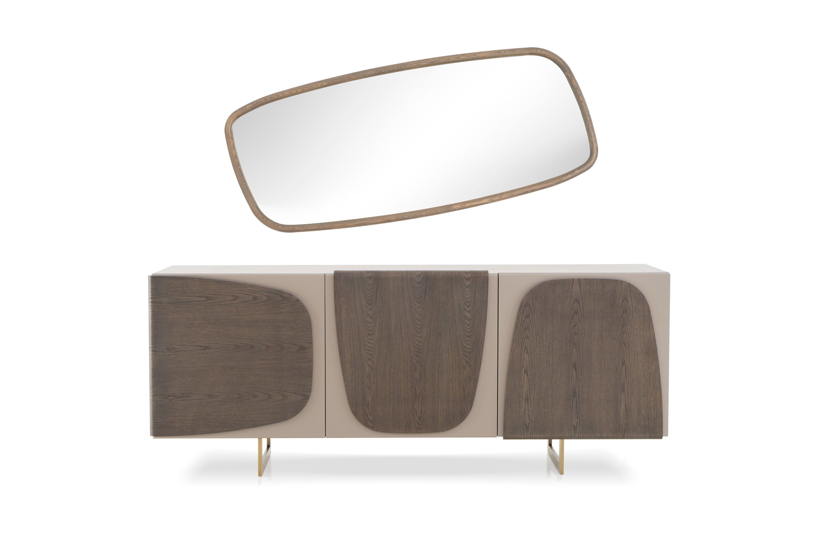 Modern Fashion Wooden Glass Hotel Furniture Makeup Miiror