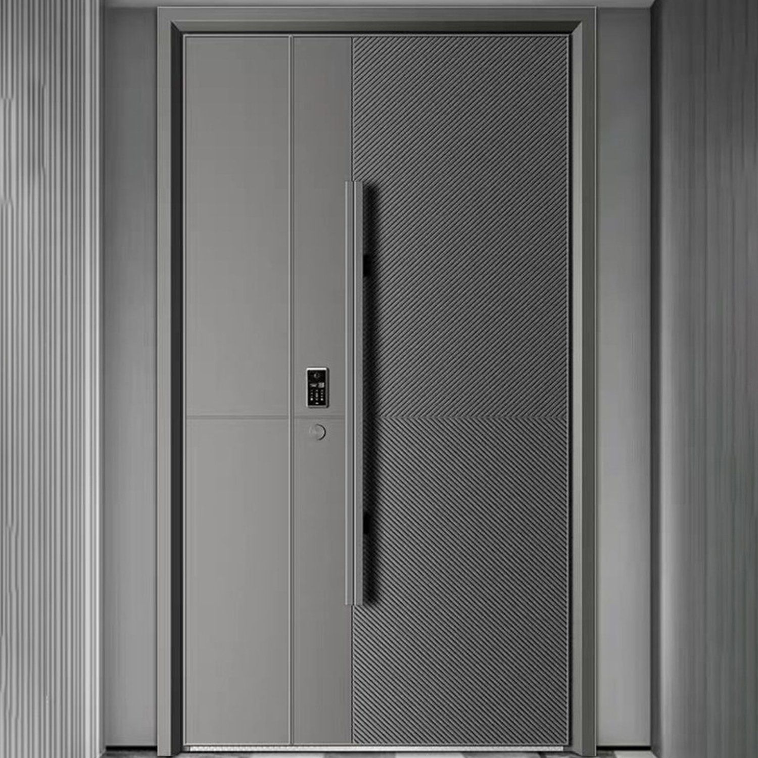 Ready to Ship Fast Shipment Good Quality Armored Safety Door Home Steel Security Doors