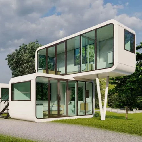 Prefabricated Mobile Homes, Styled as Space Capsule Containers Tiny Houses Ready to Ship