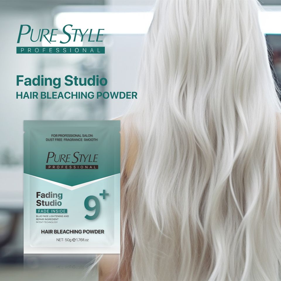 Purestyle Free Samples Best Professional Ammonia Free Organic Bleach For Hair Color Dye Lightener Hair Bleaching Powder