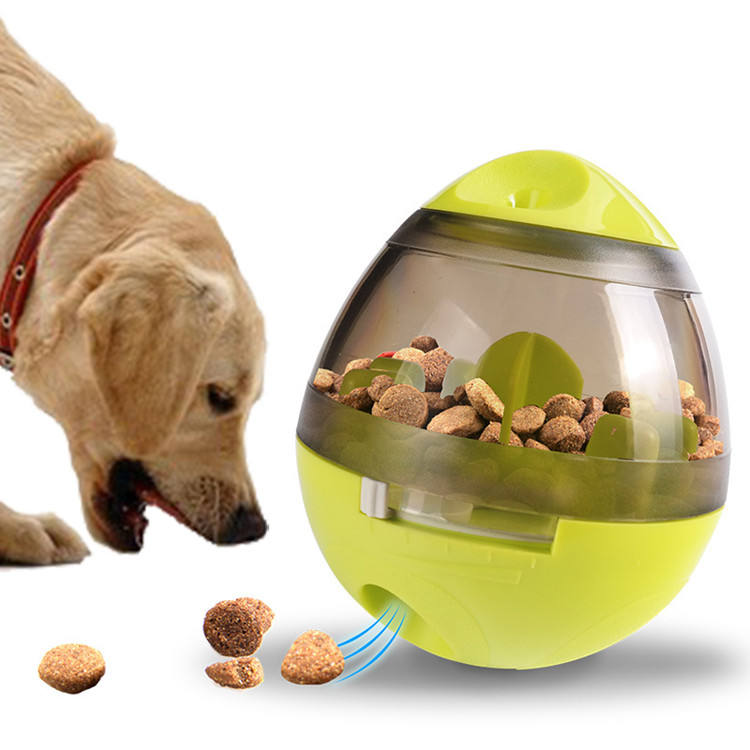 2021 Dropshiping Pet Snack Ball Toys Leaky Treat Interactive Training Dog Toys Ball