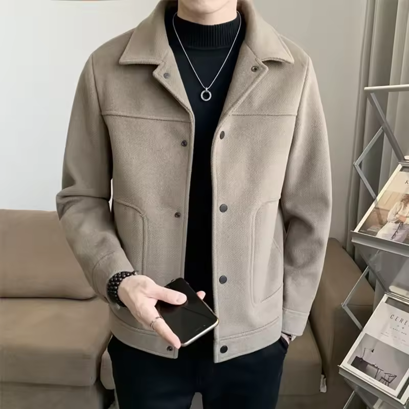 Autumn Winter Men Warm Jackets Turn