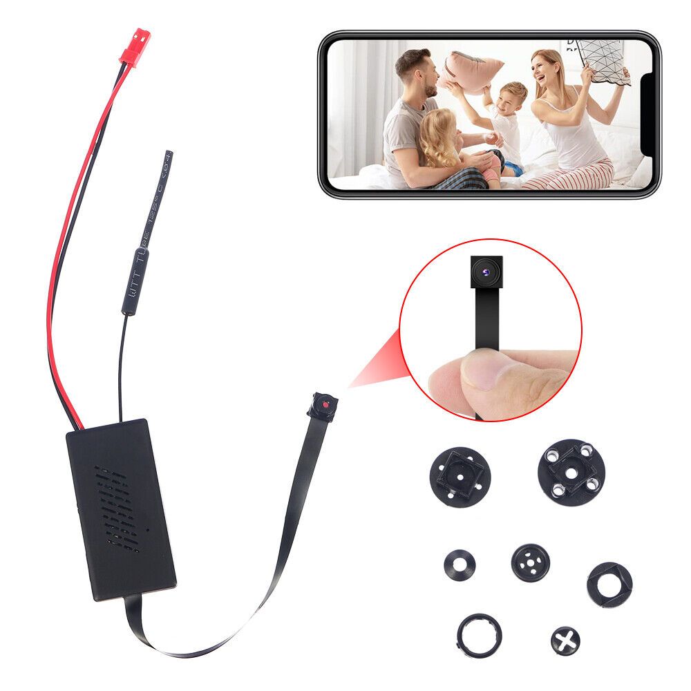 Wireless WiFi Mini Camera HD 1080P Module Camera with DIY Button Motion Detection AVI Home Security Mini Camera