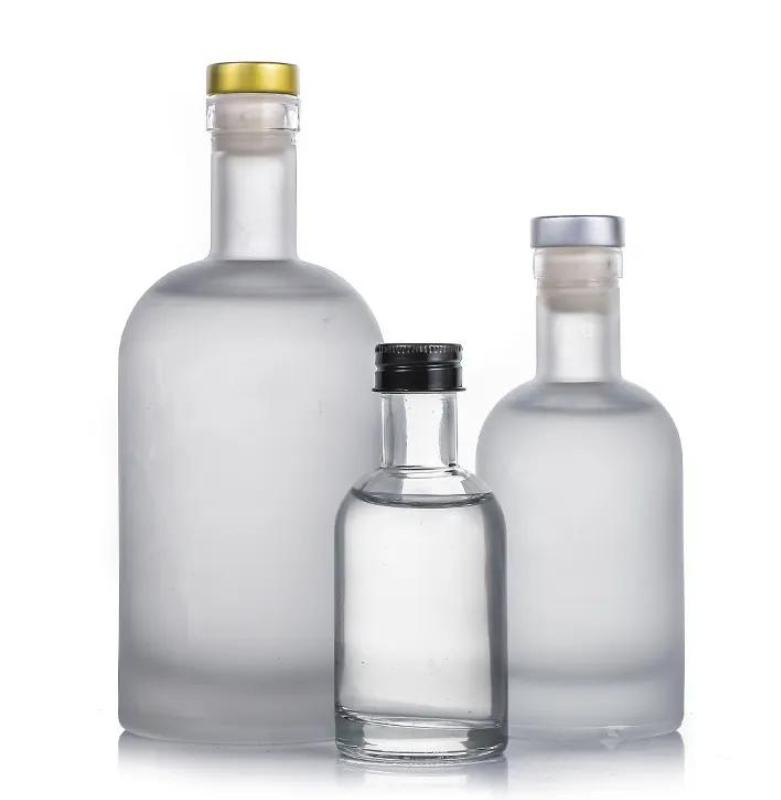 Fast Ship 50ml 700ml 750ml Vodka Glass Liquor Bottle
