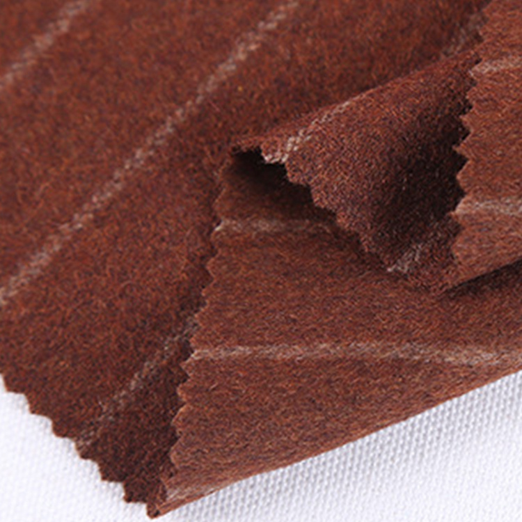 Luxury Houndstooth Woolen Glod Silk Woolen Fabric Fashion and Durable Women′ S Tweed Wool Fabric