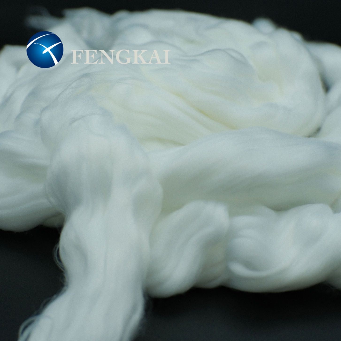 Polyester Tops Virgin Grande 1.5dtex *88mm Raw White