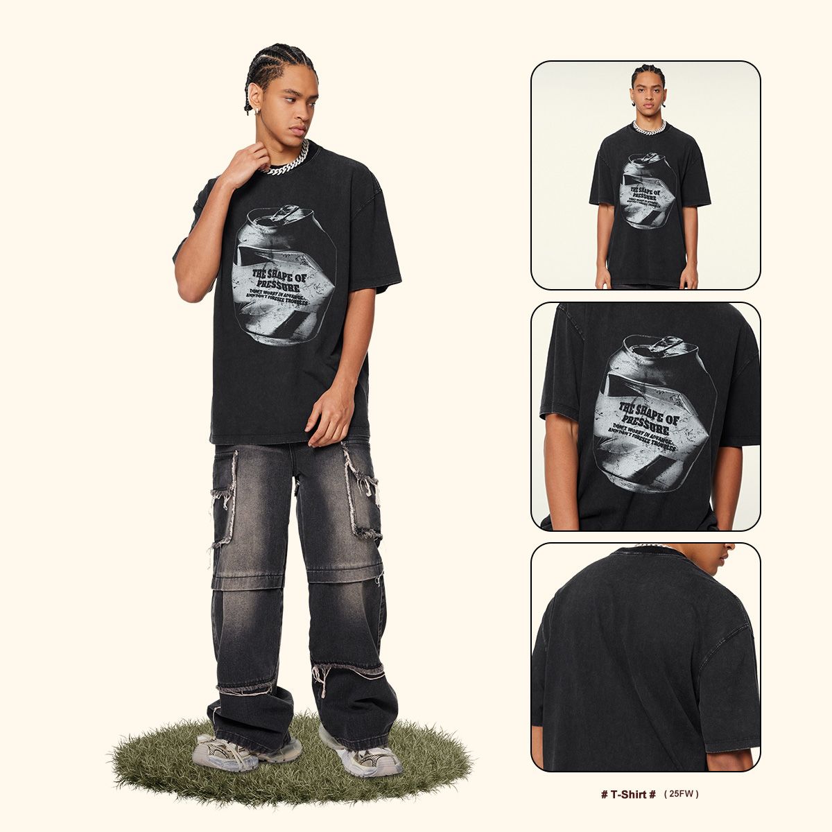 Factory Outlet Clothing Printing Unisex T-Shirt T-Shirt with CE for High-Quality Experience Washed