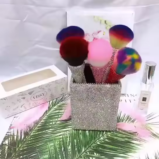 Diamond Nail Cleaning Brush Soft Nail Art For Acrylic & Uv Gel Dust Cleaner Brush