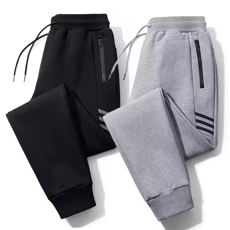 High Quality Autumn Winter Mens Casual Pants Baggy Bottoms Plus Cotton Sweatpants Baggy Gym Pants