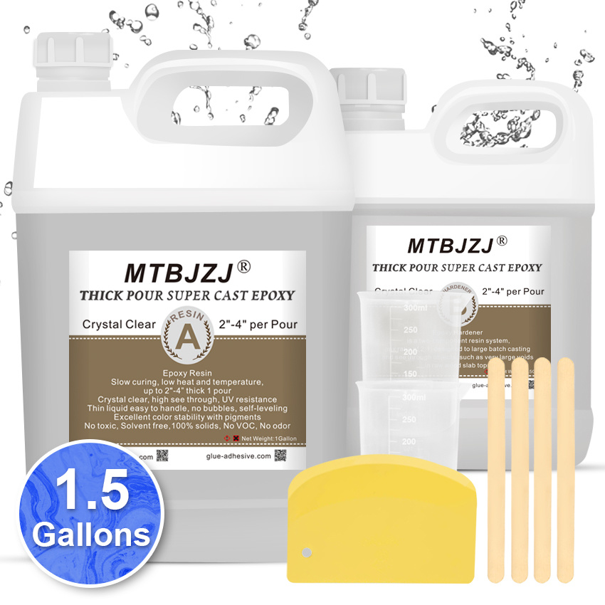 Factory Supply Wholesale Crystal Casting Sculptures Epoxy Resin 1.5 Gallon Kit