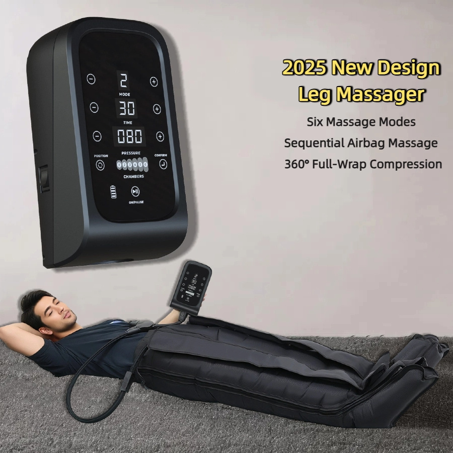 Portable Home Use Compression Lymphatic Drainage Recovery Boots Leg Massager