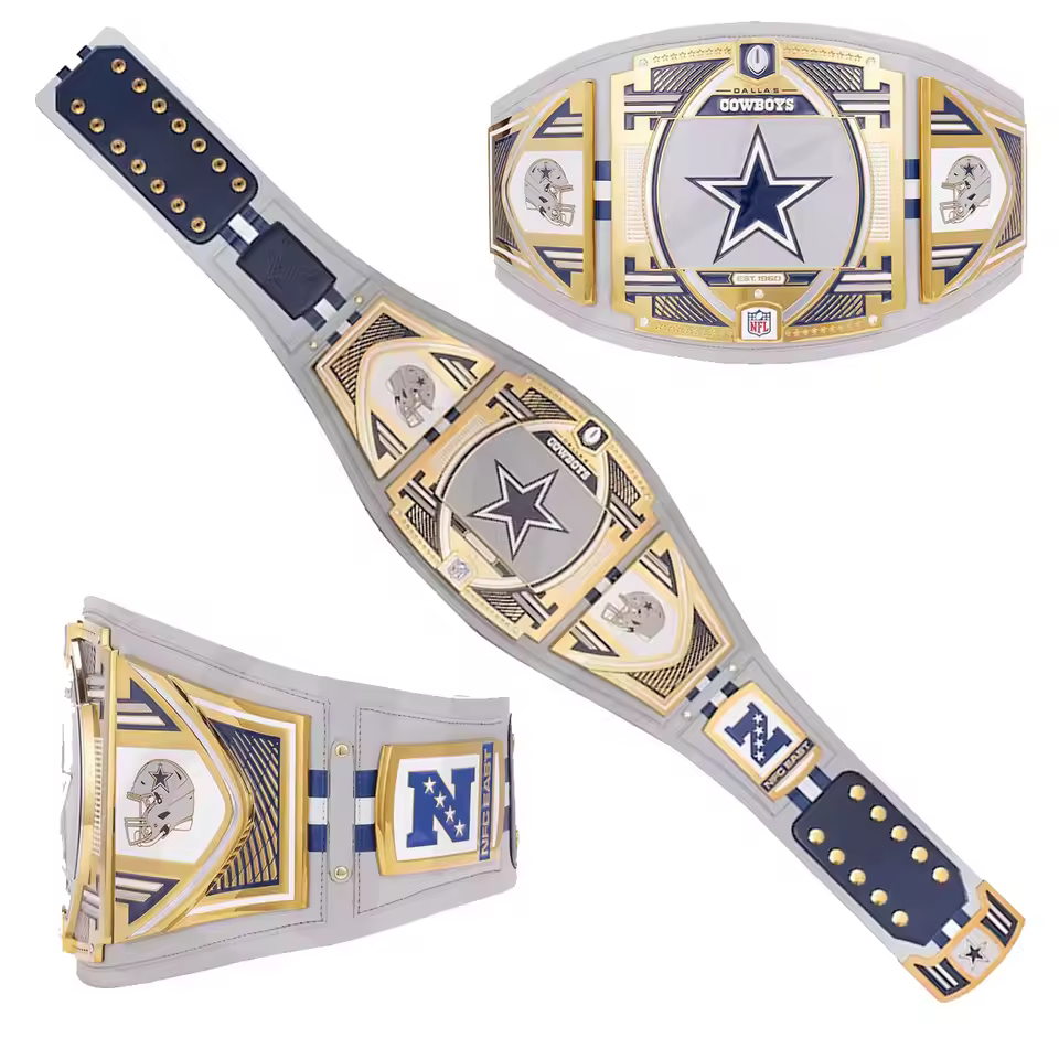 New England Patriots Championship Wrestling Belt American Football 2mm & 4mm Wwe Championship Belt Manual Power Source