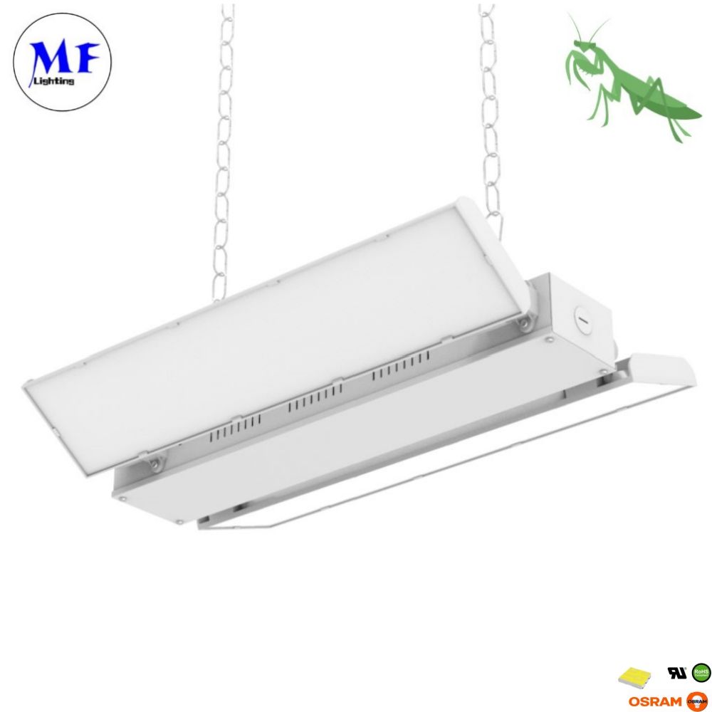 IP65 Waterproof Outdoor Indoor 100W-400W Smart Motion Sensor Factory Warehouse Plant Industrial Lighting Fixture Linear Highbay Light LED High Bay Lamp