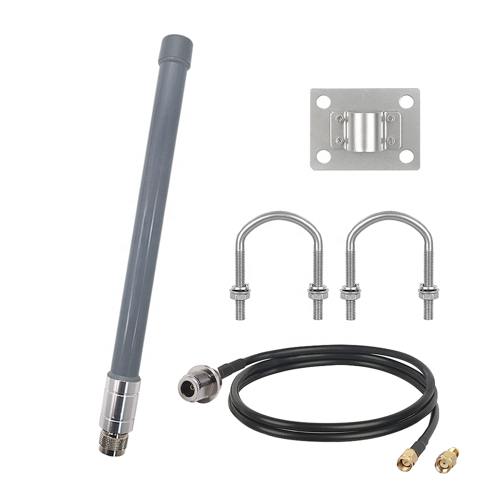 OEM High Gain 433mhz Omni Antenna Outdoor waterproof VHF Omni Fiberglass Antenna With N Male