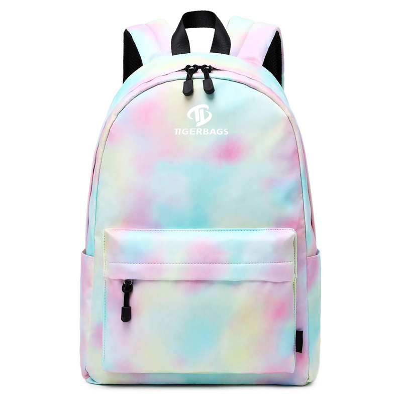 Tie Dye Lightweight Waterproof Cute Schoolbag Travel Student Backpack