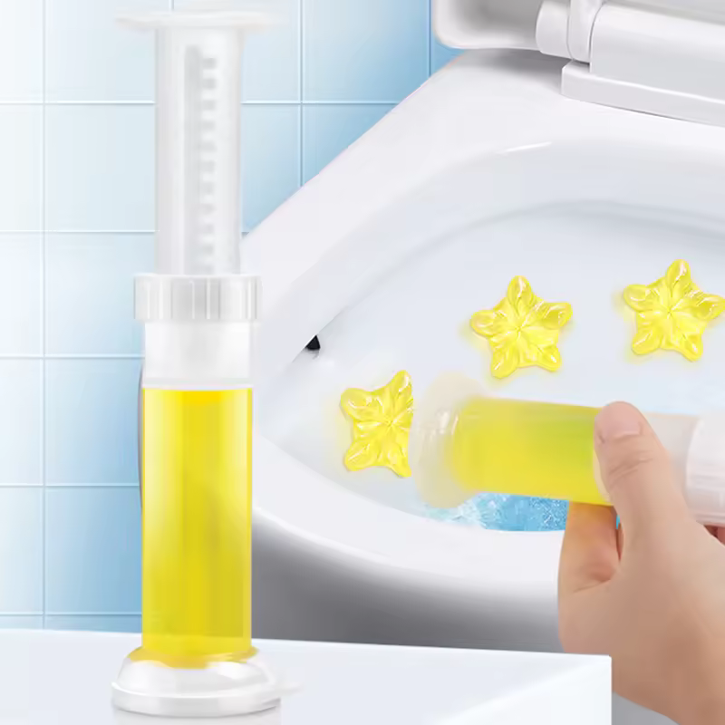 Toilet Bowl Cleaner Fresh Flower Gel Stamp Stops Limescale And Stains With Air Freshening Scent Deodorizing Clean