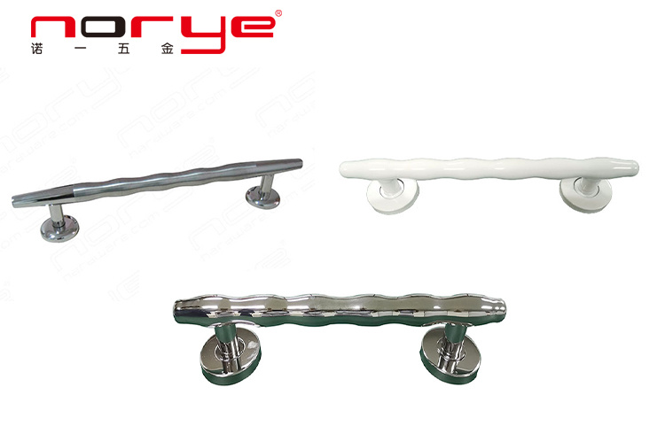 Factory Direct Powder Coated Corner Handrail Ergonomic Grab Bar Non-Slip