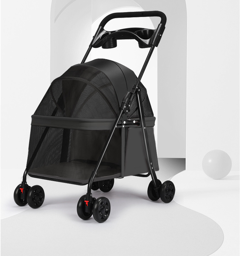 Premium Pet Trolley Stroller for Comfortable Outdoor Adventures