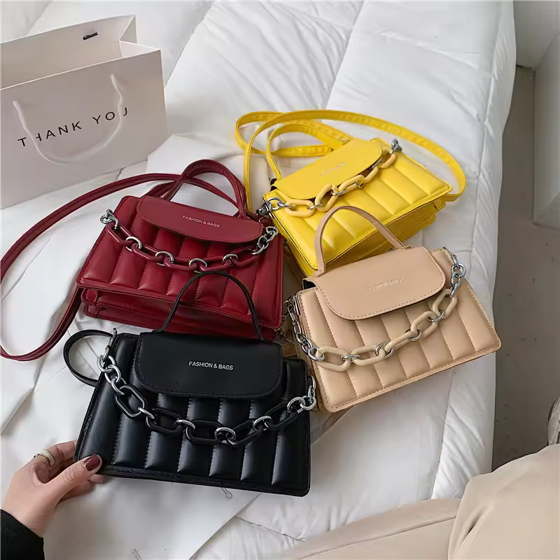 2025 New Yulan Women's Cheap Fashion Small Chain Handbags With Zip Closure Ladies Shoulder Bag And Purse