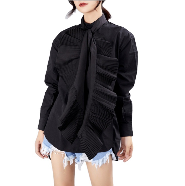 New Autumn Girls Personalized Cheap White Shirt Women Trendy New Model Blouse