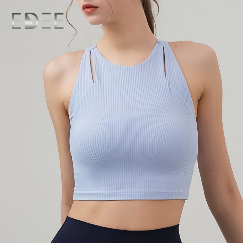 OEM Athletic Suit Gym Fitness Wear Shirts Sportswear Workout Clothes Crop Yoga Women Bra Top