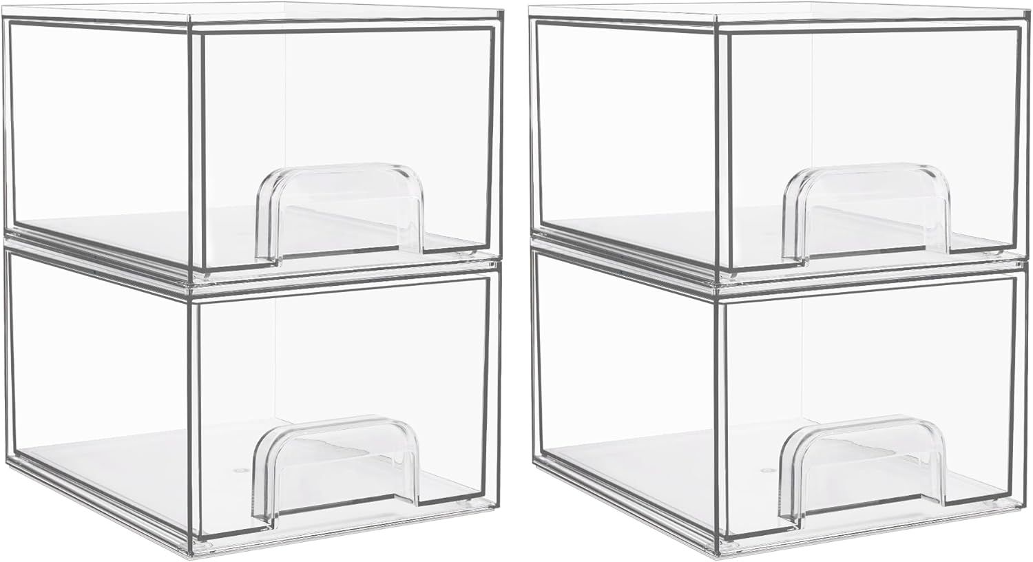 Large Transparent Acrylic Storage Box Makeup Jewelry Organizer Low Price