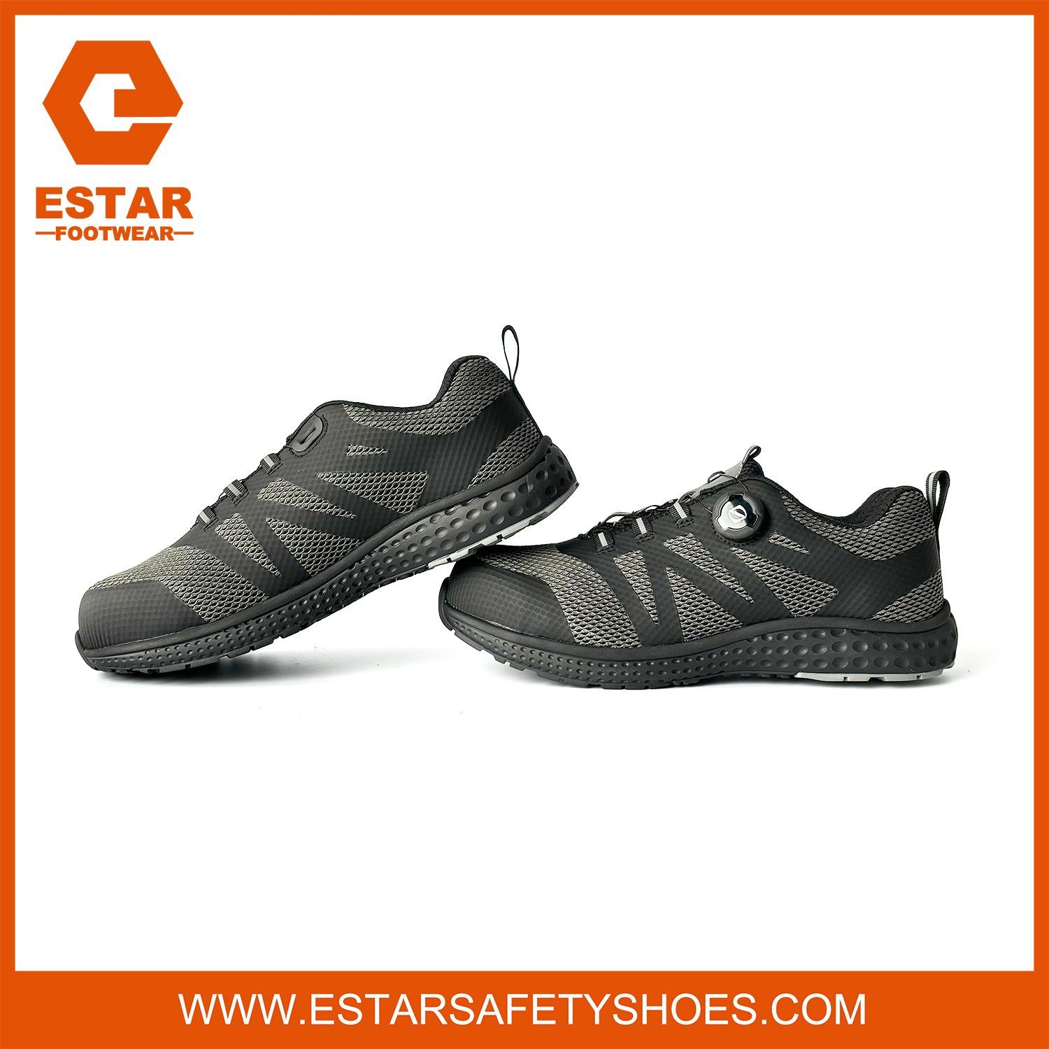 Wide Fitting Composite Toe Slip-Resistant Boa Lace Fast Release Dielectric Safety Jogger
