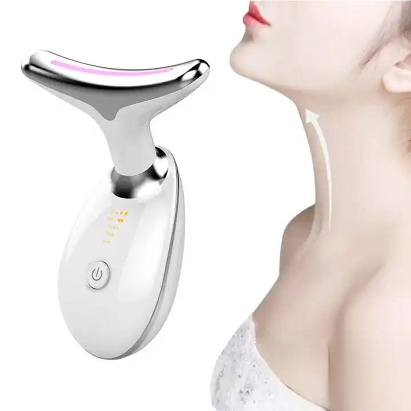2025 Dropshipping Products Beauty Face Lifting Machine Facial Massager Wavelength Red Light Therapy for Neck Wrap Creative Gifts