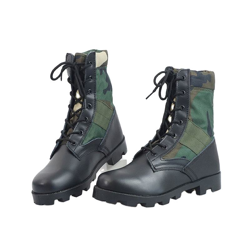 2025 NEW LA Gujia Doublesafe Suede Desert Boots Tactical Green Camouflage Jungle Rubber Panama Sole Boot