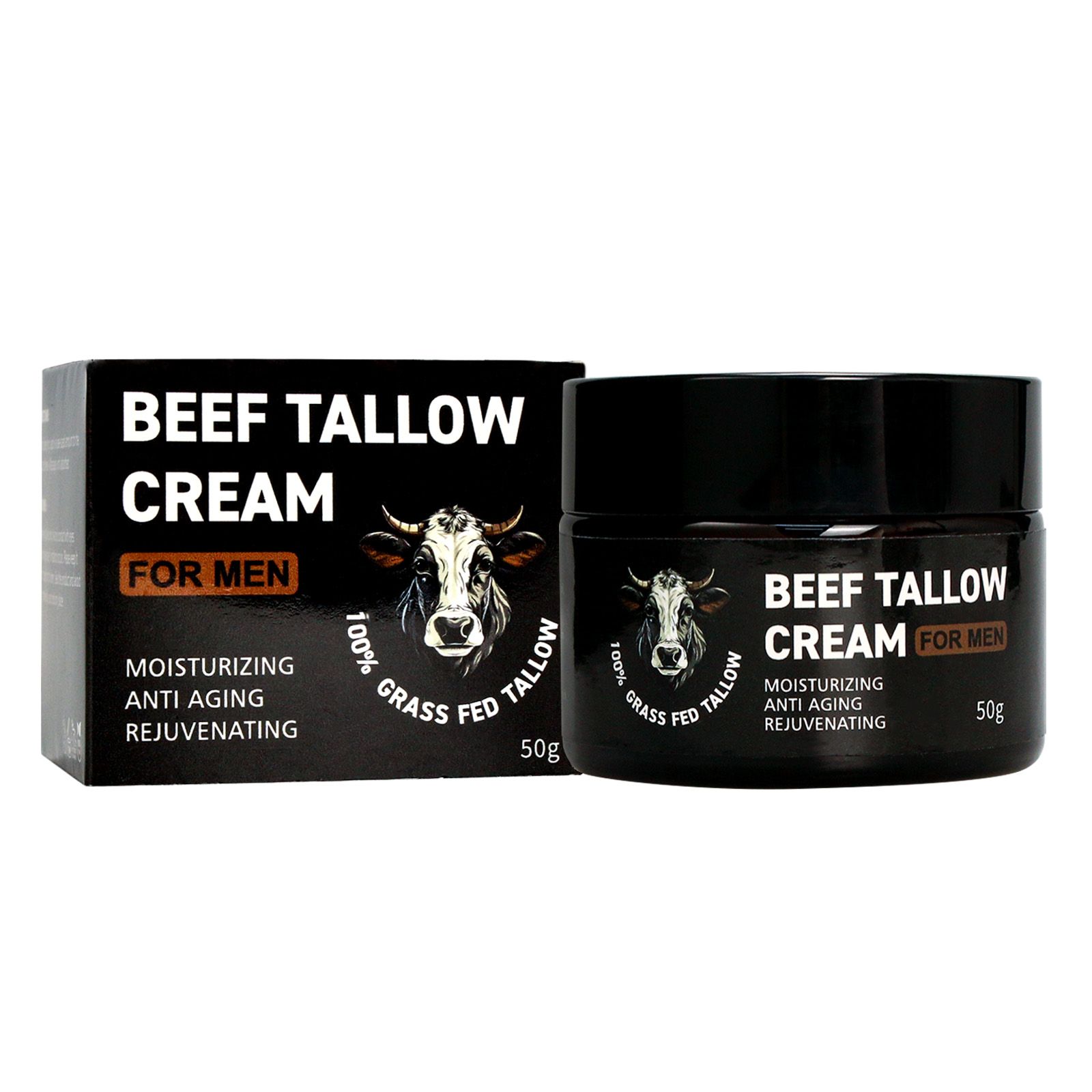 Beauty Cosmetics Skin Care Improve Dullness Hydrate Skin Beef Tallow Cream Men