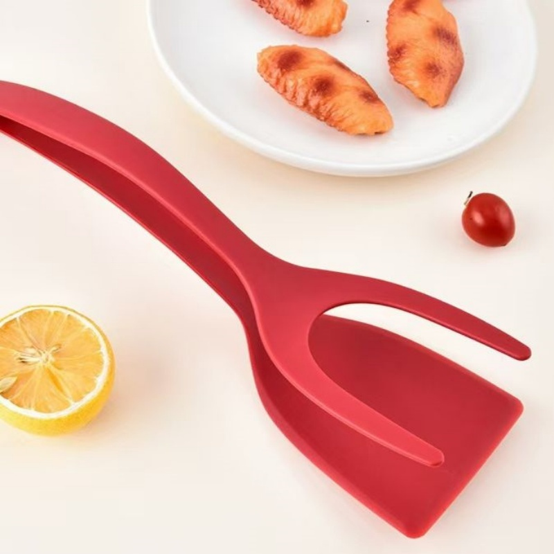 Premium Silicone Kitchen Utensil with Stylish Wooden Handles