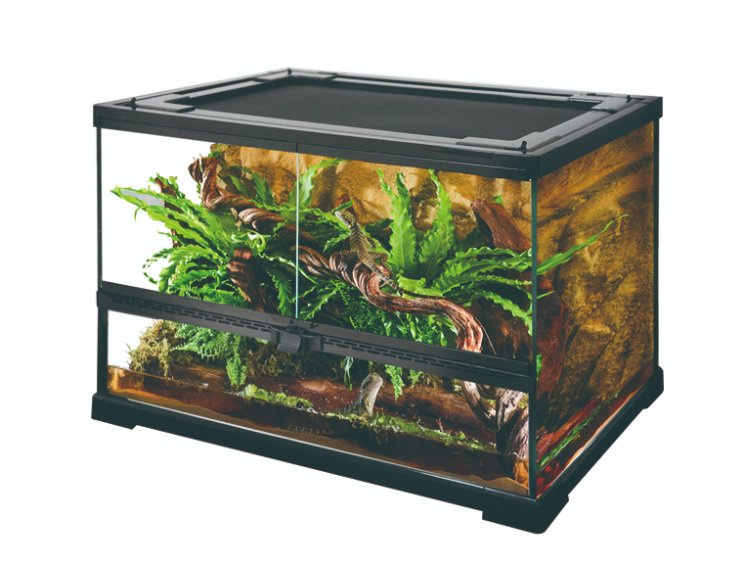 Mclanzoo Xjg904535 38gal 142L Reptile Terrarium Glass Sides Cage with Safe Lock