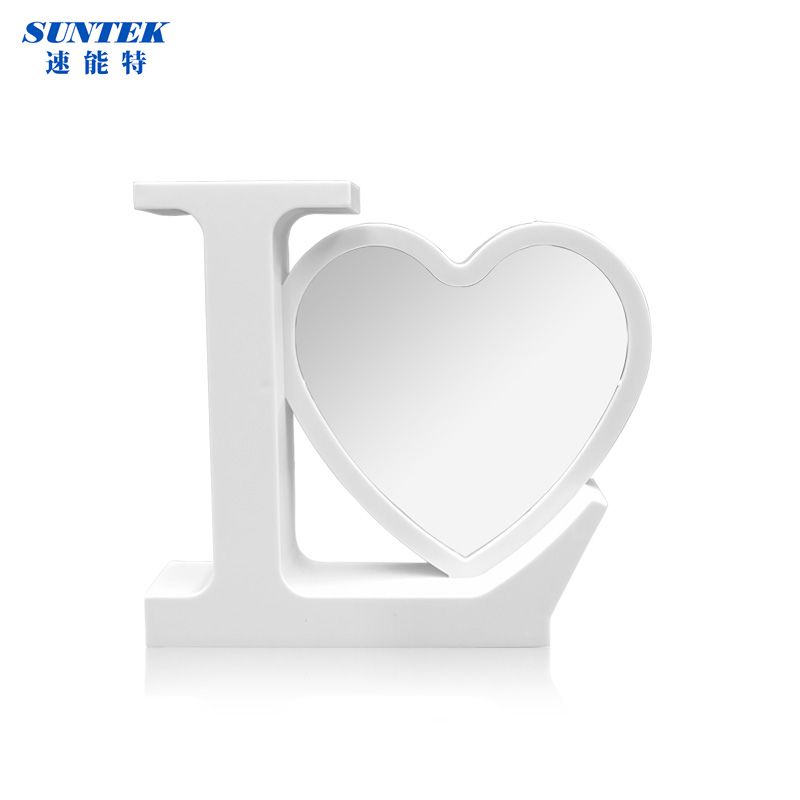 New Arrival 3D Love Glass Photo Frame Sublimation Glass Blank Display Photo Frame Gift Craft Frame