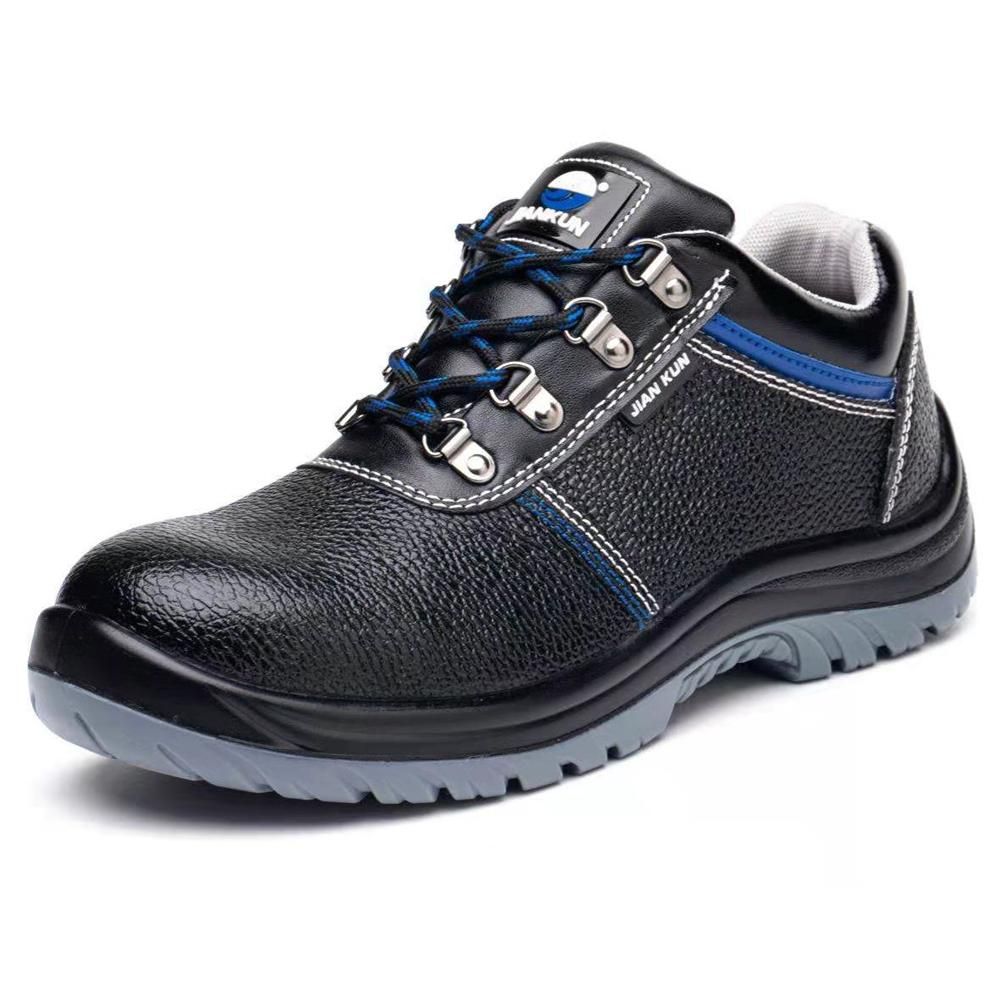 Wholesale Genuine Leather Men's Work Boots Men with Waterproof and Steel Toe Suitable for Winter Spring Autumn