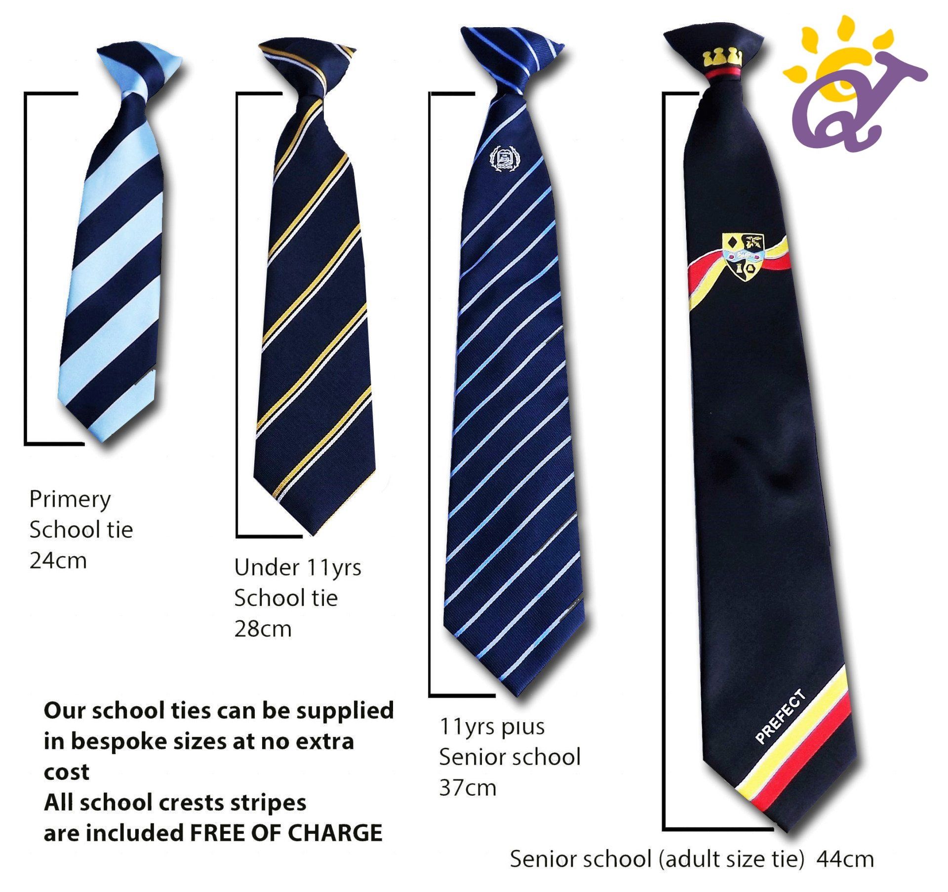 Yuki Hot Sale North America Market Elasticated School Tie