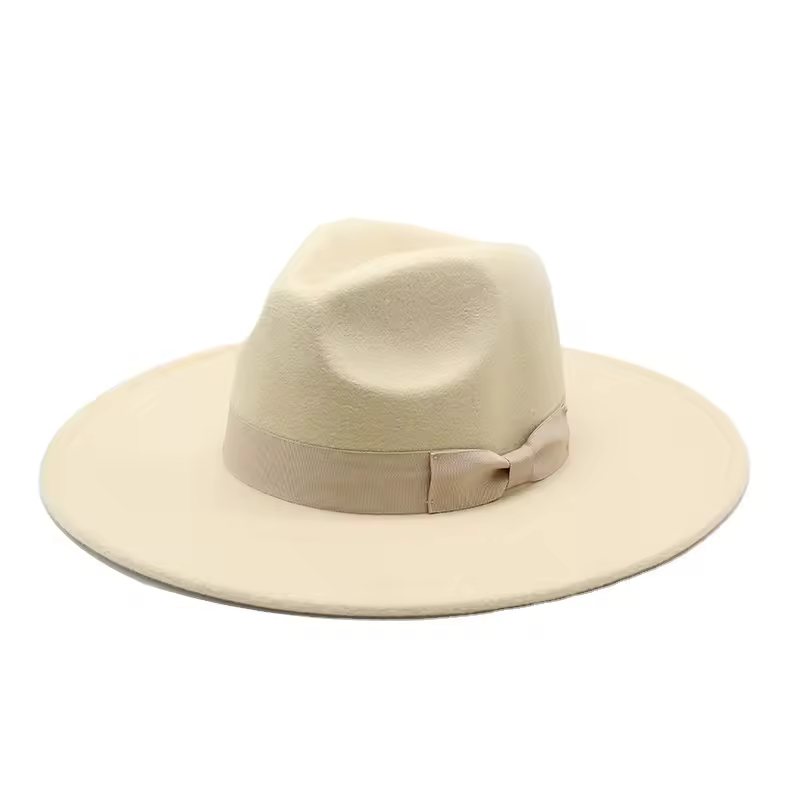 Sale Factory Direct Price Wedding Hat Wide Brim Fedora Hat Fedora Hats With Bow