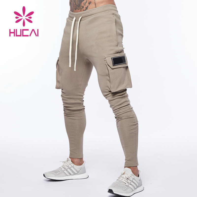 OEM Zipper Mens Side Pocket Cargo Joggers