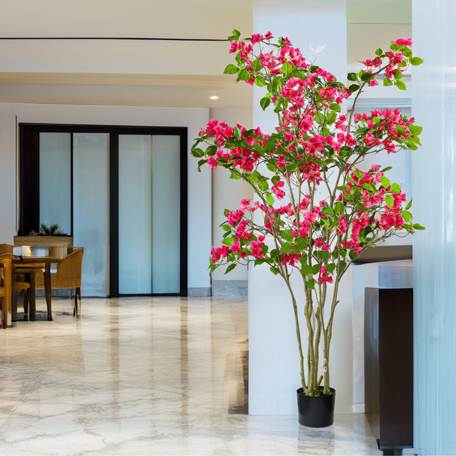 Manufacturer Artificial Plants with Pot for Home Decor Artificial Bougainvillea Tree