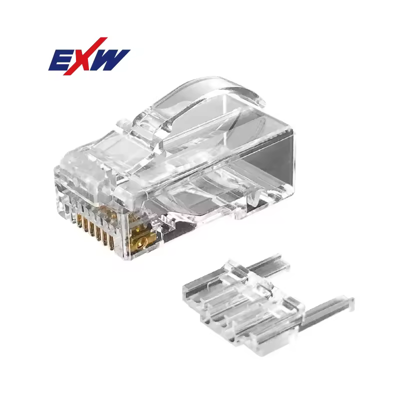Taiwanese Patch Cord &rj45 Plug Manufacturer Cat6 Rj45 Shielded Connector With Insert Rj45 Conector Cat6