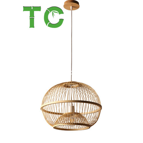 Natural Chandelier, Traditional Bamboo Pendant Lamp