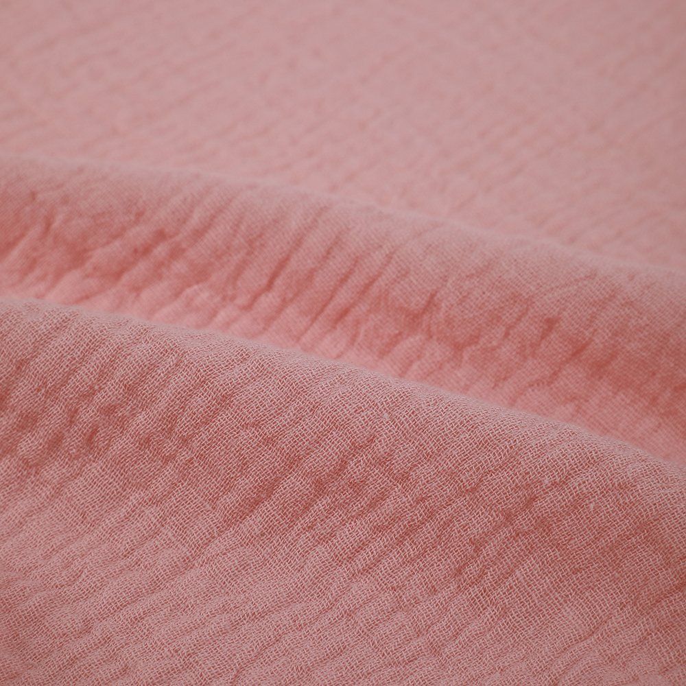 Ultra-Soft and Certified Cotton Muslin Gauze Fabric Double Layers for Baby Garment