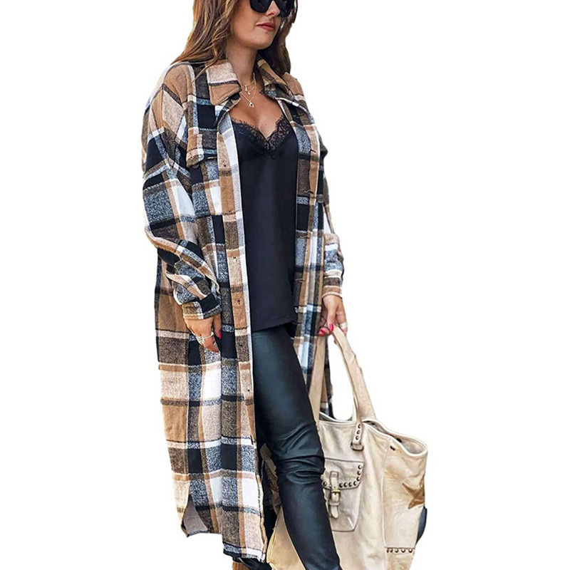 Customizable Single Button Long Coat