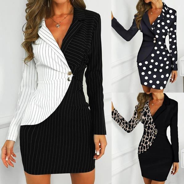 Fashion High Quality Customisable Suit Dress 2026 New Casual Dresses Multi-Scene Wearable