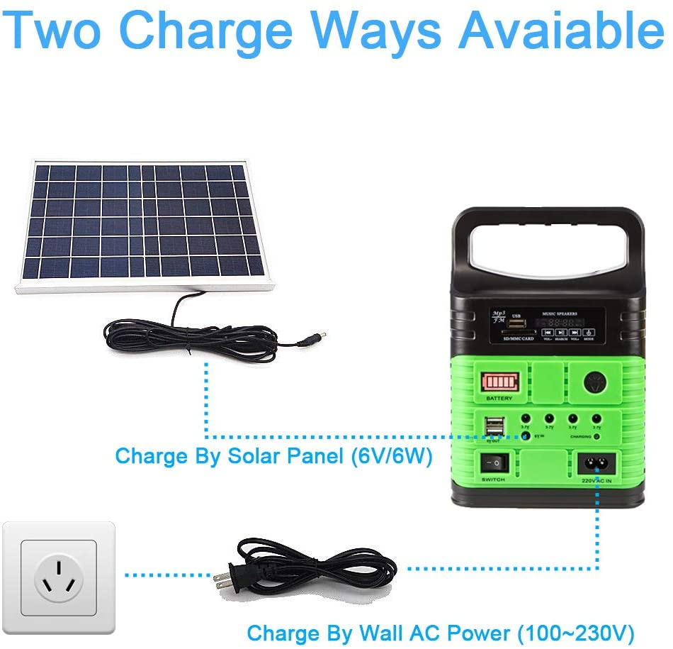 USB Output Portable Emergency Solar Home Lighting Kit for Wholesale