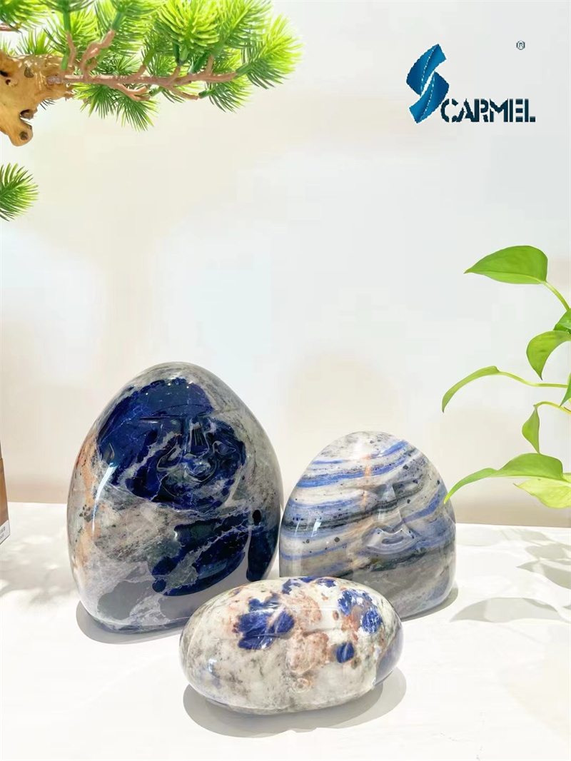 Sodalite Blue Natural Stone for Home Decoration OEM/ODM